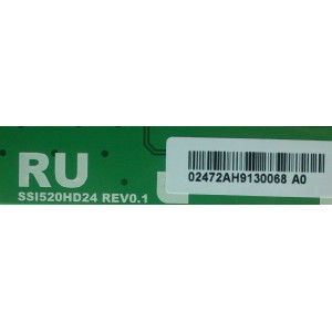 BACKLIGHT INVERSOR RU / MITSUBISHI LJ97-02472A / 02472A / SSI520HD24 / MODELO LT-52151	