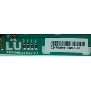 BACKLIGHT INVERSOR LU / MITSUBISHI LJ97-02470A / 02470A / SSI520HD24 / MODELO LT-52151	