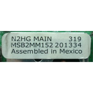 MAIN / SAYO N2HG / B10N1090A_A / PWB,MAINN2GG / MODELO CLT2054	