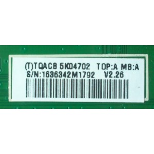 MAIN / VIZIO CBPFTQACB5K047 / TQACB5K047 / TQACB5K04702 / 715G3715-M01-000-004K / 715G3715-M02-000-004K / TQACB5K04701 / TQACB5K04703 / PANEL LC420WUH (SC)(A1) / MODELO E421VA LTKNIBCL