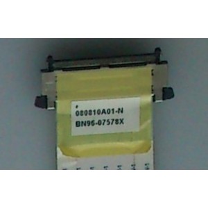 CABLE LVDS / SAMSUNG BN96-07578X / E221612 105C / 080810A01-N / MODELO LN40A630M1FXZA	