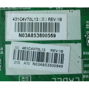 MAIN PANASONIC 431C4V70L13 / VTV-L42611/ / 461C4V70L13 / REV. 1B / MODELO TC-L32C5X	