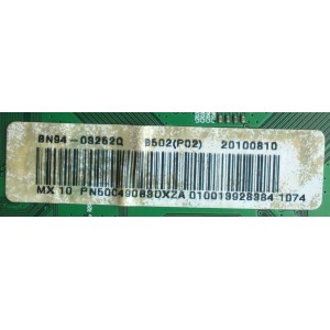 MAIN / SAMSUNG BN94-03252Q / BN41-01535A / BN97-03987M / MODELO PN50C490B3DXZA N002	