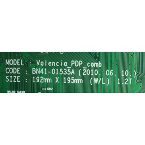 MAIN / SAMSUNG BN94-03252Q / BN41-01535A / BN97-03987M / MODELO PN50C490B3DXZA N002	