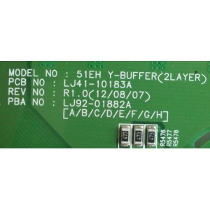 BUFFER / SAMSUNG BN96-22094A / 882A / LJ41-10183A / LJ92-01882A / MODELO PN51E450A1FXZA TS04 / PN51E440A2FXZA TD02 / PN51F4500AFXZA US02	