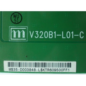 T-CON / WESTINGHOUSE 35-D003848 / V320B1-L01-C / MODELO LTV-32W3HD	