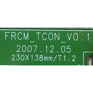 T-CON / SAMSUNG LJ94-02347D / 2347D / FRCM_TCON_V0.1 / PANEL LTF460HE01-101 / MODELOS LN46A650A1FXZA / LN46A750R1FXZA