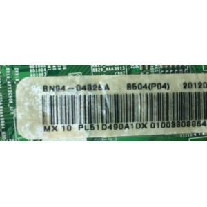 MAIN / SAMSUNG BN94-04826A / BN41-01590B / BN97-06174A / MODELO PL51D490A1DXZX	