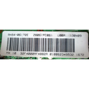 MAIN / SAMSUNG BN94-06172E / BN41-01930B / MODELO UN32F4000AFXZX TS01