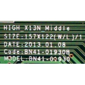 MAIN / SAMSUNG BN94-06172E / BN41-01930B / MODELO UN32F4000AFXZX TS01