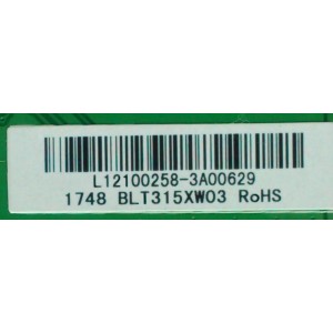 MAIN / SEIKI L12100258 / T.MS3391.A3B / CN.SY36A 11436 / MODELO SE322FS	