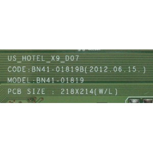 MAIN / SAMSUNG BN94-06275H / BN41-01819B / BN97-07008Z / MODELO HG32NA477PFXZA TS02	