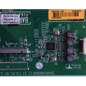 MAIN / LG EBT62594601 / EAX65085601(1.2) / EBR77058701 / PANEL HC390DUN-VCFP1-21XX / MODELOS 39LP620H-UH.BUSJLJR / 39LP620H-UH AUSJLJR