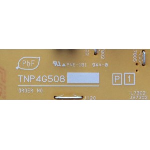 FUENTE BACKLIGHT / PANASONIC TXN/P1NWUX / TNP4G508 / MODELO	