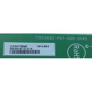 LED DRIVER / VIZIO INTVCV477XXA5 / CV477XXA5 / 715G5682-P01-00-004S / MODELO E500i-A1 LTYWNTBP / E500i-A1 LTYWNTDQ / E500i-A1 LTYWNTBQ / PANEL TPT500J1-HVN04 REV.S17TA