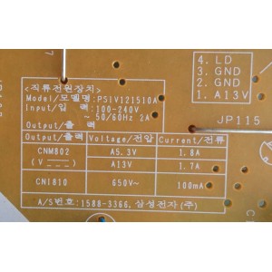 FUENTE BACKLIGHT / SAMSUNG BN44-00369A / I32HD-ASM / BN4400369A / PSIV121510A / SUSTITUTAS BN44-00369B / BN44-00369C / BN44-00369D / PANEL T315HA01-ED / MODELOS LE32C654M1WXXC / LE32C653M2WXXH / LN32C350D1VXZA / LA32C650L1FXXY / MAS MODELOS EN DESCRIPCION