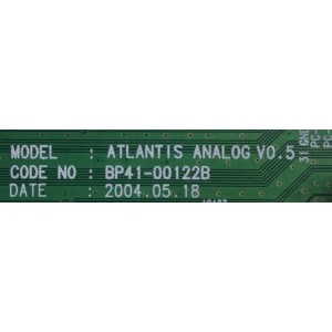 TARJETA ANALOGICA DE A/V / SAMSUNG BP94-02140B / BP14-00122C / BP41-00122B / BP94-02149B / MODELO HLP4663WX/XAA	