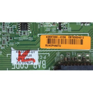 MAIN / LG EBT63034612 / EAX65614404(1.0) / 410RMSSF4294 / SUSTITUTA CRB34387801 / PANEL LC490DUE(FG)(A6) / MODELO 49LB5550-UY.BUSWLJR 