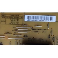 FUENTE LG EAY62169901 / 62169901 / PLDK-L007A / 3PAGC10043A-R / EAX62876201/9 / SUSTITUTA CRB31006801 / PANEL LC550EUF / MODELOS 55LV355B-UA / 55LV3700-UD / 55LW5300-UC / 55LV5400-UB / 55LW5000-UC/ 55LW5600-UA / 55LW5700-UE / 55LV5500-UA AUSYLUR