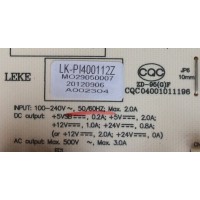 FUENTE DE PODER / LK-PI400112Z / CQC04001011196 / MODELO ELDFT406 / PANEL T400D3-HA24-C0X	