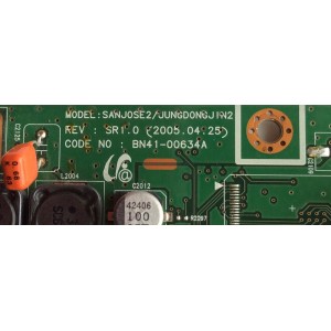 MAIN / SAMSUNG BN94-00667N / BN41-00634A / BN97-00532C / PANEL LQ370T3LZ48 / MODELO LNR377DX/XAA