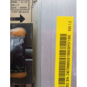 FUENTE DE PODER / SAMSUNG BN96-02213B / PSPF381A01A / MODELO HP-R4252	