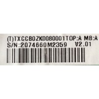 MAIN / INSIGNIA CBPFTXCCB0ZK008 / 715G5331-M0D-000-004K / TXCCB0ZK008 / TXCCB0ZK0080001 / MODELO NS-32E320A13