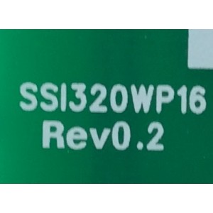 BACKLIGHT INVERSOR / SAMSUNG BN81-01789A / SSI320WP16 REV0.2 / SSI320WP16 / MODELO LG32BHPNBBXAA 0001	