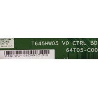 T-CON / VIZIO 55.64T09.C01 / 5564T09C01 / T645HW05 V0 / 64T05-C00 / MODELO M3D650SV LAEAMEAN	