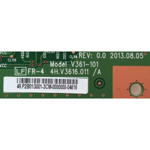LED DRIVER  / SONY 49.P2B01G001 / V361-11 / 4H.V3616.011/A / MODELO KDL-60W850B	