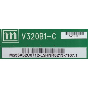 T-CON / SYNTAX 35-A32C0712 / 35A32C0712 / V320B1-C / MODELO LT32HVE	