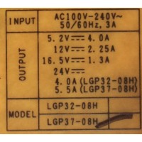 FUENTE DE PODER / LG EAY40505001 / EAX40097901/15 / 40505001 / MODELO 37LG30-UD.AUSPLJM	