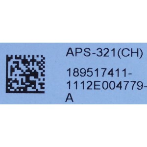 FUENTE DE PODER PARA TV SONY / NUMERO DE PARTE 1-895-174-11 / 189517411 / APS-321 / APS-321(CH) / 1-885-901-11 / 1-885-901-12 / PANEL LTY460HJ07 / MODELOS KDL-46EX640 / KDL-46EX641 / KDL-46EX645