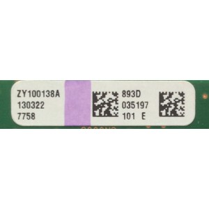 MAIN PARA TV SONY / NUMERO DE PARTE 1-895-371-11 / ZY100138A / 1P-012BJ00-4010 / 1P-012CJ00-4012 / 893E / DISPLAY LSY460HN01-A01 / LSY400HM02-A02 / MODELO KDL-46R450A / KDL-46R453A / KDL-40R450A