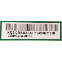 LED DRIVER / RCA 27-D055484 / VDT70102.00 REV:3 / MODELO LED42A55R120Q	