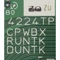 T-CON / RCA RUNTK4224TPZU / DUNTK4224TPZU / CPWBX4224TPZU / CPWBX4224TP / RUNTK4224TP / DUNTK4224TP / CPWBX / RUNTK / DUNTK / 4224TP / ZU / MODELO 46LA45RQ / UW40TC1W TW-66411-U040B	