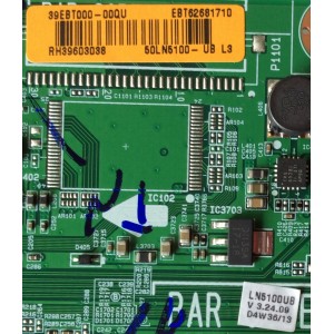 MAIN / LG EBT62681710 / EAX65049107(1.0) / PANEL LC500DUE (SF)(R2) / SUSTITUTAS EBT62359756 / 62007604 / 62860401 / 62359776 / 62359788 / 62772501 / 62359796 / 62681712 / 62359784 / 62681713 / MODELO 50LN5100-UB.BUSYLHR