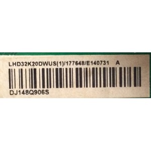 MAIN / HISENSE 177648 / RSAG7.820.6077/ROH / MODELO 32K20DW / PANEL HD315DH-B11\S1	