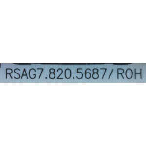 FUENTE DE PODER PARA TV INSINGIA / NUMERO DE PARTE 174611 / RSAG7.820.5687/ROH / HLL-4855WC / CQC13134095636 / PANEL'S HD480DF-B32\S2\GM\BBY\ROH / HD500DF-B57(10)\T1\S1\GM\ROH / MODELOS NS-48D420NA16 / NS-50D550NA15 / LTDN48K220