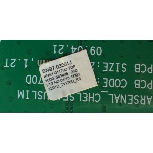 MAIN / SAMSUNG BN94-02657E / BN41-01170D / BN97-03201J / MODELO UN40B6000VFXZA	