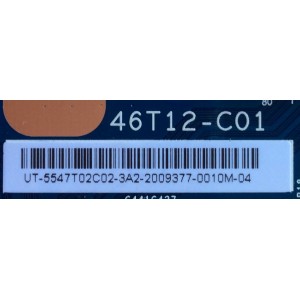 T-CON / SEIKI 55.47T02.C02 / 5547T02C02 / 46T12-C01 / T460HB01 V0 / MODELO MODELO SE47FY19	