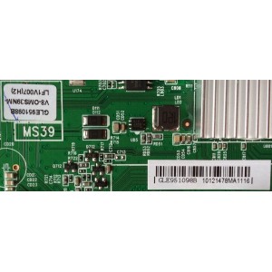 MAIN PARA TV TCL / NUMERO DE PARTE GLE951098B / 40-0MS39N-MAB2HG / MS39 / V8-OMS39NM-LF1V007 / V8-0MS39NM-LF1V007 / MODELO L40B3800