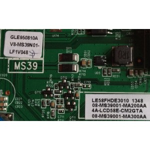 MAIN / TCL 4A-LCD58E-CM2GTA / 08-MS39001-MA200AA / 08-MS39001-MA300AA / MODELO LE58FHDE3010	