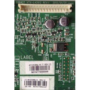 MAIN / SANYO 431C5369L14 / 461C5369L14 / SD46T / SSD42T VTV-L42612 REV:1 / MODELO DP46142 SSD46TA-00	