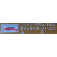 FUENTE DE PODER / SANYO A5GREMPW / A5GRE-MPW / LC12-55W-USA / BA4GR0F01 023 / MODELO FW55D25F	