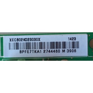 MAIN / SONY XECB02K023 / XECB02K023030X / 715G6702-M0E-000-004K / MODELO KDL-32R300B	