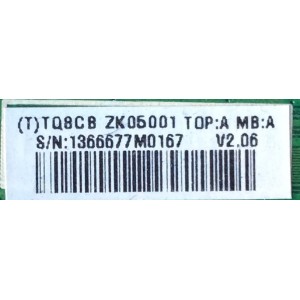 MAIN / HITACHI CBPFTQ8CBZK050 / 715G3269-1 / TQ8CBZK05 / MODELO L42A403	