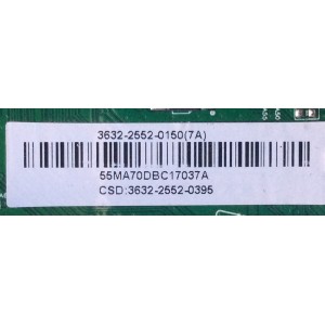 MAIN / VIZIO 3632-2552-0150 / 0171-2271-4657 / SUSTITUTAS 3632-2042-0150 / 3632-2332-0150 / 3632-2232-0150 / 3632-2442-0150 / 3632-2562-0150 / 3632-2412-0150 / 3632-2542-0150 / MODELO E320-A0 LAQFNLCP