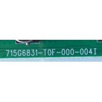 LED DRIVER PARA TV VIZIO / NUMERO DE PARTE LNTVEV13ZUAA9 / 715G6831-T0F-000-004I / 715G6831-T01-000-004I / PANEL TPT500DK-QS1 REV:SC1E / MODELOS P502UI-B1 / P502UI-B1E LTY6RKBQ