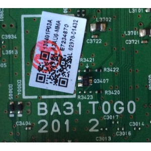 MAIN / MAGNAVOX A3AQ0MMA-001 / A3AQ1UH / A3AUO-MMA / BA31T0G0201 2 / MODELO 46ME313V/F7 DS1	